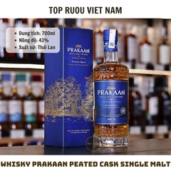 Whisky Prakaan Peated Cask Single Malt - 700ml - 43% - Thái Lan