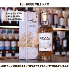Whisky Prakaan Select Cask Single Malt - 700ml - 43% - Thái Lan
