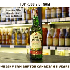 Whisky Sam Barton Canadian 5 Years - 700ml - 40% - Canada