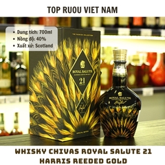 Whisky Chivas Royal Salute 21 Harris Reeded Gold - 700ml - 40% - Scotland