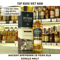 Whisky Speyburn 15 Year Old Single Malt - 700ml - 46% - Scotland