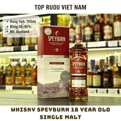Whisky Speyburn 18 Year Old Single Malt - 700ml - 46% - Scotland