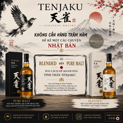 Whisky Tenjaku Pure Malt - 700ml - 43% - Nhật Bản