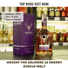Whisky The Dalmore 12 Sherry Single Malt - 700ml - 43% - Scotland