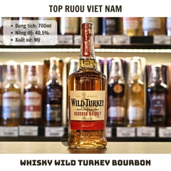 Whisky Wild Turkey Bourbon - 700ml - 40,5% - Mỹ