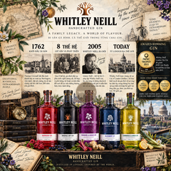 Gin Whitley Neill Lemongrass & Ginger - 700ml - 43% - England