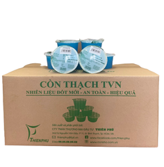 THÙNG 60 LY CỒN THẠCH TVN (125gr/ly)