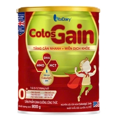 Sữa COLOS GAIN 0+ 800g (0-12 tháng tuổi)