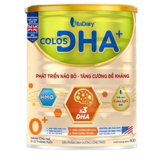 Sữa COLOS DHA+ 0+ 800g (0-12 tháng tuổi)