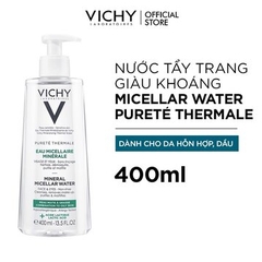 Nước Tẩy Trang Vichy Giàu Khoáng Cho Da Dầu Hỗn Hợp 400ml