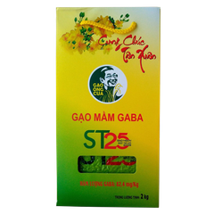 Gạo ST25 Mầm GABA Gạo Ông Cua Chính Hãng 2kg