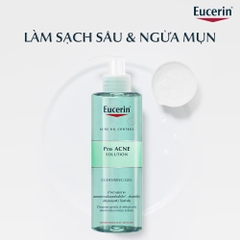 Gel Rửa Mặt Eucerin Cho Da Nhờn Mụn 75ml