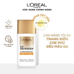 Kem Chống Nắng L’Oreal Mịn Nhẹ Nâng Tông Giảm Thâm 50ml