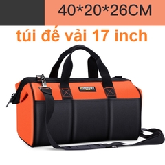 Túi Dụng Cụ Đế Vải Siêu Bền Winhunt 17 inch, Màu CAM, kích thước 36*17*25 cm, nặng 0.8 kg