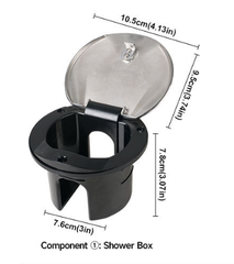 Nắp Đậy Vòi Xịt Rửa Sàn Tàu Du Thuyền Cao Cấp Boat Shop , Chất Liệu Inox 316 , Mã 46170