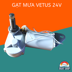 24V Motor gạt Mưa Vetus RW02A 24V, Trục 50mm, 16 Răng Rơ Nia, Dành Cho Tàu Thuyền Hàng Hải Cano