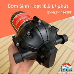 Bơm Áp Lực, Bơm Nước Ngọt Cano, Điện Áp 12V , Lưu lượng 18.9 Lít/ Phút