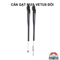 Cần gạt nước mưa (ĐÔI) VETUS Vetus Black Parallel Wiper Arm 308 to 393mm RWAD