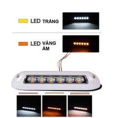 Đèn Led Chiếu Mái Hiên Ngoài Trời 12V/24V Cho Tàu Cano, RV, Đa Năng, Chống Nước, Kích Thước 205x4x4mm, Mã  S40335-3