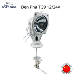 Đèn Pha Chiếu Luồng TG9 (Hãng OEM) , Điện Áp 12/ 24V Công Suất 150W Bóng Xenon Ánh Sáng Trắng Cực Mạnh