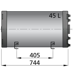 WHDO45 Bình Nước nóng Vetus, Dung tích 45 Lít, Trên Tàu Thuyền