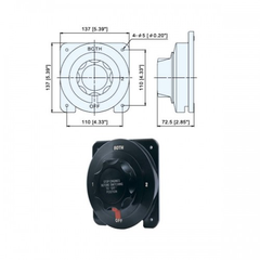 Công Tắc Ngắt Mạch Đôi TMC 502-2402010