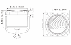 SFWA1-01 Cảm Biến Báo Mức Nước 12V, 20A, Báo Âm Thanh 95DB, Cho Bơm Nước Lườn