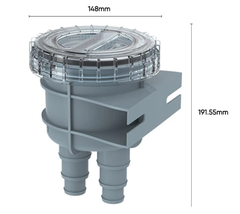 Lọc Rác Nước Biển , công suất 23L/ phút, Phi Ống 25.4mm-31.8mm, 32mm, model: SF-SWF001, Sử dụng lọc rác cho lấy nước làm mát động cơ, máy lạnh