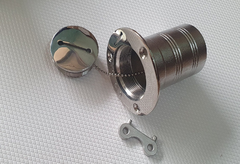 Nắp Xăng GAS 50mm,  Inox SS316, Có Chìa Rời, Đường Kính 50mm, Mã S30603-22 Hàng Mới 100%