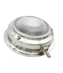 Đèn Cabin LED Có Công Tắc Nút Bật Tắt, Kích Thước 4 Inch, Màu Trắng