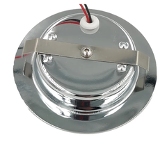 Đèn Ốp Cabin 12V, Chất Liệu Thép Không Gỉ Inox, Đường Kính 72mm