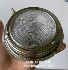 Đèn Cabin LED Có Công Tắc Nút Bật Tắt, Kích Thước 4 Inch, Màu Trắng