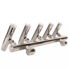 Bộ Ống Cắm Cần Câu INOX 316L, Mài Bóng, Gồm 5 Ống phi 38mm
