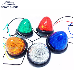 Đèn Bánh Ú LED 12V, Đủ Màu Xanh, Đỏ, Trắng, Cam, Kích Thước 10x15cm