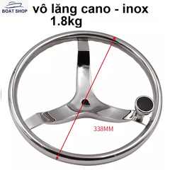 Vô Lăng Cano Inox 316 Model 7319SRF1 , Đường Kính 338mm, vặn ốc , 3 cánh