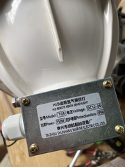 Đèn Pha Chiếu Luồng TG9 (Hãng OEM) , Điện Áp 12/ 24V Công Suất 150W Bóng Xenon Ánh Sáng Trắng Cực Mạnh