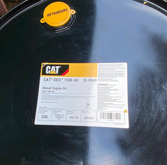 Phuy nhớt CAT 15W40 3E 9840, Dung Tích 208L