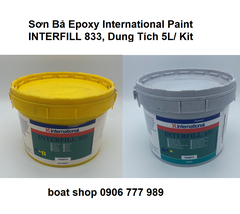 Sơn Bả Epoxy International Paint INTERFILL 833, Dung Tích 5L/ Kit, Mã YAA813/A5L