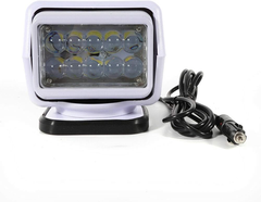 Đèn Pha LED 12V 50W, Điều Khiển Remote Không Dây Từ Xa, Màu Trắng, Dùng Cho Tàu Cano