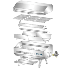 Lò Nướng Magma , ChefsMate Connoisseur Series Gas Grill, A10-803