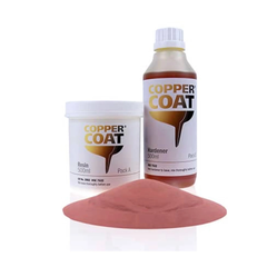 Sơn Chống Hà Gốc Đồng Copper Coat, KIT (Resin+ Hardenner + Bột Đồng) Hãng CopperCoat