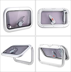 Cửa Nóc Nhôm, KÍNH Acrylic , Kích Thước trong 260x343mm, ngoài 408x625mm, MÃ BS-0089AA02, hàng mới 100%