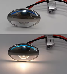 Đèn Lối Đi 12V, Cho Cầu Thang, Hành Lang Tàu Thuyền, Cano, Nhà Cửa, Ánh Sáng Vàng Ấm