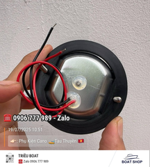 Đèn Trang Trí Chống Nước IP67 đường đi ngoài cabin, chất liệu inox 304, Ánh Sáng Vàng LED, Công Suất 2.2W,