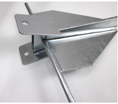 Neo Xếp 5Kg Danforth Thép Mạ Kẽm, Cho Tàu Cano, Nặng 5kg, Tặng Kèm Dây 20 mét, Mã BS30858-5