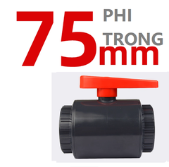 Van Khoá Ống Van bi Sanking PVC Phi Trong Dùng Cho Ống 20 25 32 50 63 75 110, Chuyên Cho Hồ Cá
