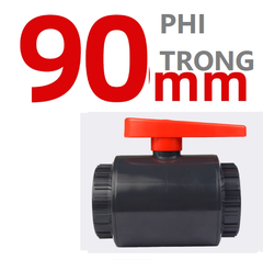 Van Khoá Ống Van bi Sanking PVC Phi Trong Dùng Cho Ống 20 25 32 50 63 75 110, Chuyên Cho Hồ Cá