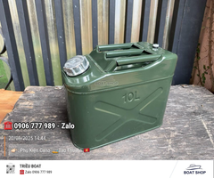 Can Đựng Xăng 10L Thép Siêu Bền Có Thể Đựng Xăng hoặc Dầu