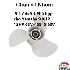 (9.5HP-15HP) Chân Vịt Nhôm Cano YAMAHA 9.9HP-15HP, 9-1/4x9-J , Hàng Mới 100% 664-45954-01-EL