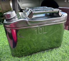 10L Inox 201 -  Bình Xăng Dầu Dự Phòng Chất Liệu INOX 201, Loại Dày, Dung Tích 10L